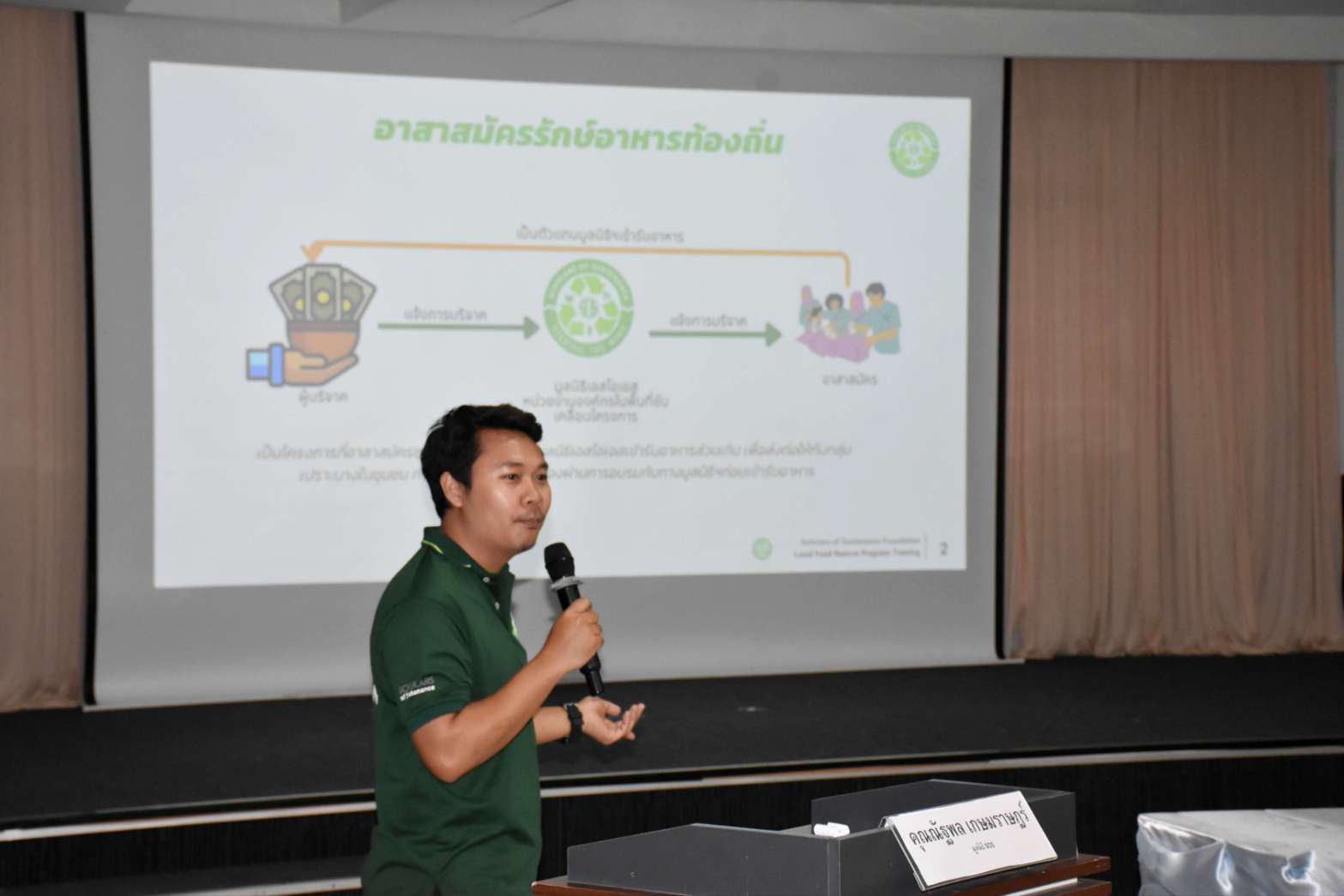 06 คุณณัฐพล เกษมราษฎร์ เจ้าหน้าที่จากมูลนิธ