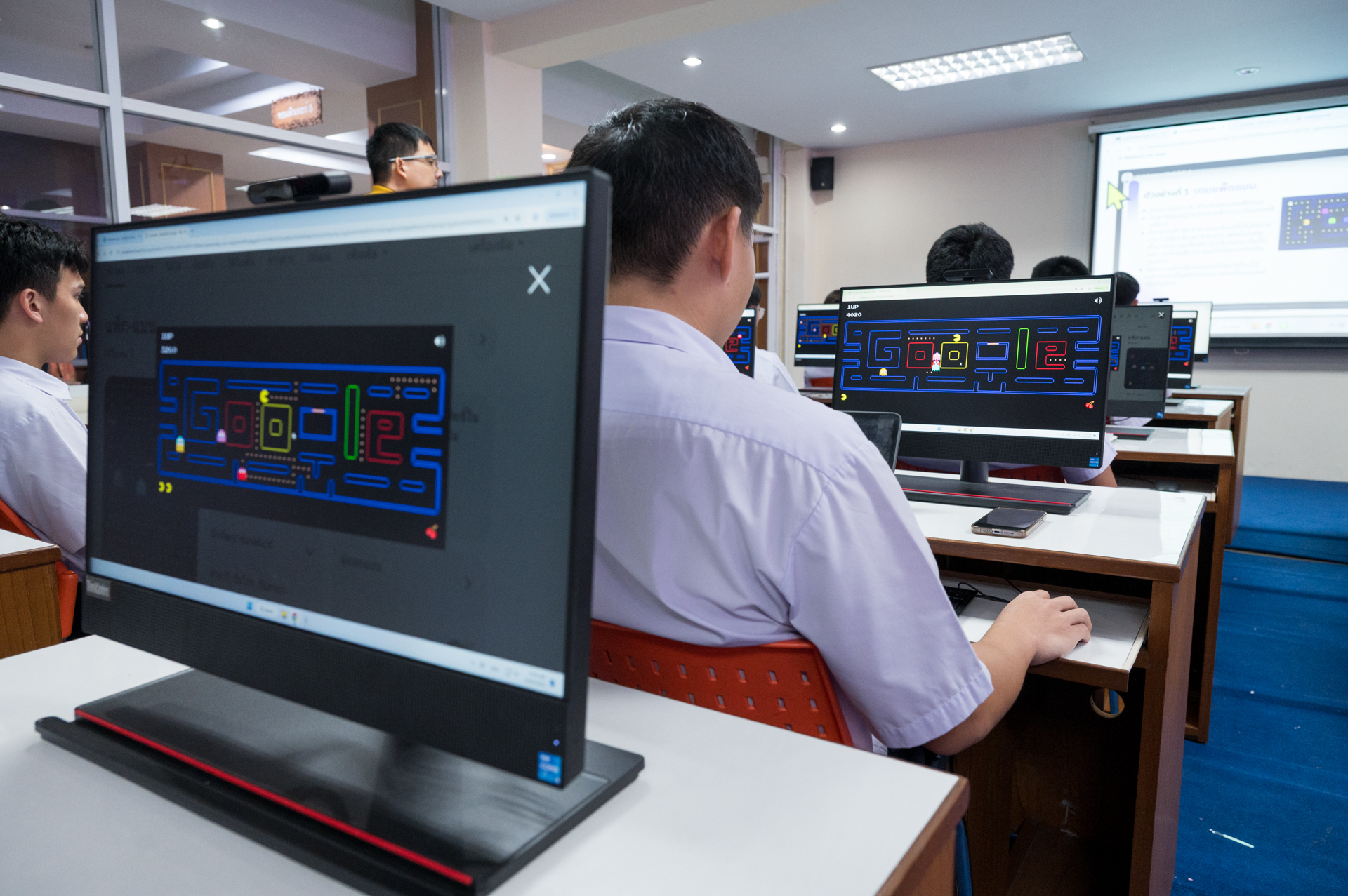 9 บรรยากาศสอนวิชาเรียน 2 0