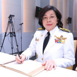 อว. จัดพิธีถวายพระพรชัยมงคลและพิธีถวายสัตย์ปฏิญาณเพื่อเป็นข้ ... พารามิเตอร์รูปภาพ 2