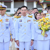 “สุดาวรรณ” รมว.อว. พร้อมด้วยคณะผู้บริหาร อว. ร่วมพิธีทำบุญตั ... Image 4