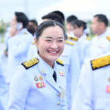 “สุดาวรรณ” รมว.อว. พร้อมด้วยคณะผู้บริหาร อว. ร่วมพิธีทำบุญตั ... Image 1