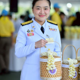 “สุดาวรรณ” รมว.อว. พร้อมด้วยคณะผู้บริหาร อว. ร่วมพิธีทำบุญตั ... Image 7