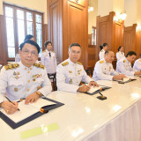 “สุดาวรรณ” รมว.อว. พร้อมด้วยคณะผู้บริหาร อว. ร่วมพิธีทำบุญตั ... Image 12