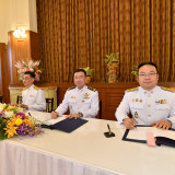 “สุดาวรรณ” รมว.อว. พร้อมด้วยคณะผู้บริหาร อว. ร่วมพิธีทำบุญตั ... Image 13