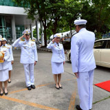 กระทรวง อว. จัดพิธีวางพุ่มดอกไม้ถวายราชสักการะพระบรมราชานุสา ... Image 1