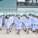 กระทรวง อว. จัดพิธีวางพุ่มดอกไม้ถวายราชสักการะพระบรมราชานุสา ... Image 4