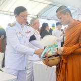 กระทรวง อว. ร่วมพิธีทำบุญตักบาตรถวายพระราชกุศล เนื่องในวันคล ... พารามิเตอร์รูปภาพ 8