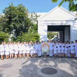 กระทรวง อว. เป็นเจ้าภาพในการบำเพ็ญพระราชกุศลพระพิธีธรรมสวดพร ... Image 1