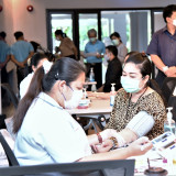 อว. จัดกิจกรรม “ทุกยูนิต รวมหัวใจ ชาว อว. พร้อมใจบริจาคโลหิต ... Image 3